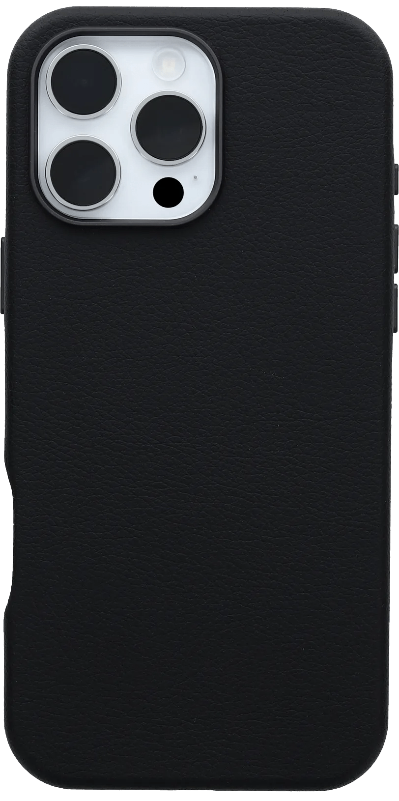 Otterbox symmetry apple iphone 16 pro max back cover met magsafe magneet leer zwart 1 Otterbox symmetry apple iphone 16 pro max back cover met magsafe magneet leer zwart
