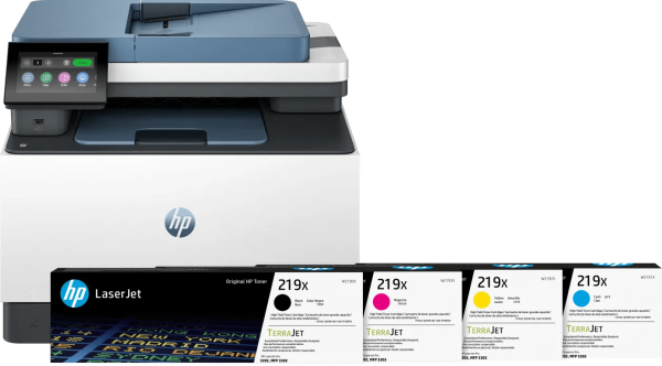 HP Color LaserJet 3302fdw + 1 set extra XL toners