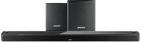 Bose Smart Ultra Soundbar Zwart + Bose Surround Speakers Zwart