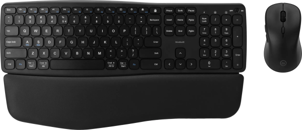 BlueBuilt Draadloos USB QWERTY Toetsenbord + Draadloze Muis