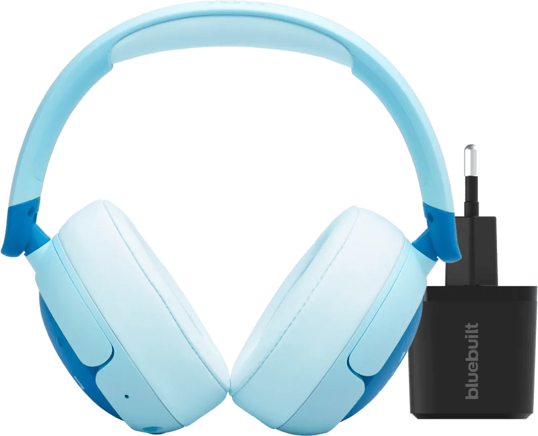 Jbl jr470nc blauw + oplader 1 Jbl jr470nc blauw + oplader