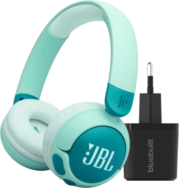 JBL JR320BT Groen + Oplader