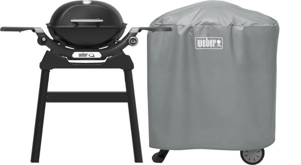 Weber Q1200N met Onderstel + Weber Barbecuehoes Q1000/2000