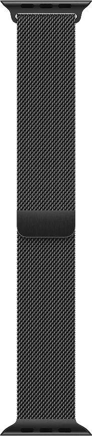BlueBuilt Milanees Bandje Zwart voor Apple Watch 40/41/42 mm