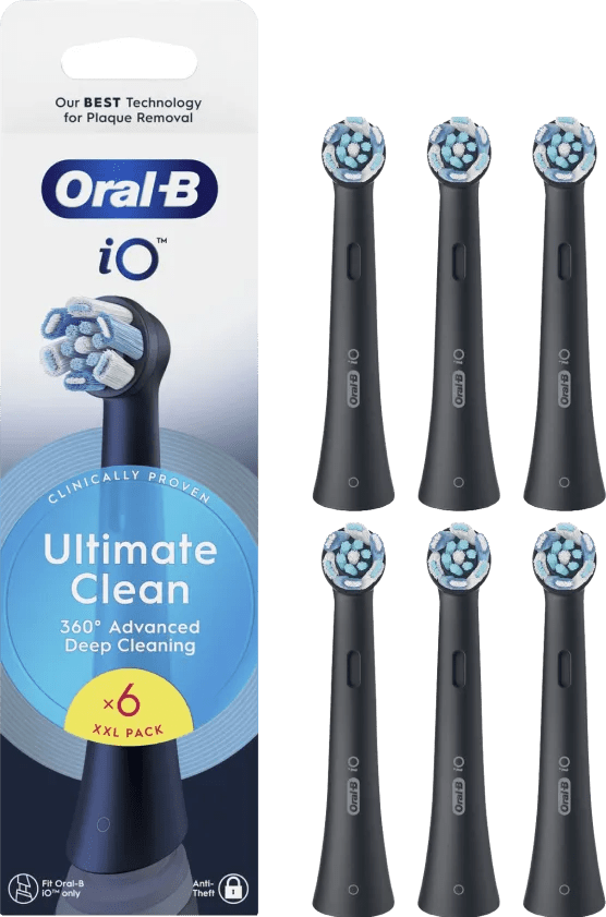 Oral-B iO Ultimate Clean Zwart (6 stuks)