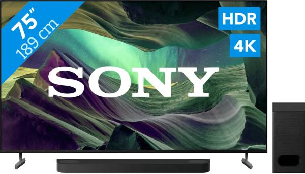 Sony Bravia KD-75X85L (2023) + Sony Bravia Theatre Bar 6 Zwart