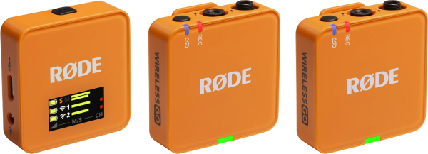 Rode Wireless GO Gen 3 Oranje