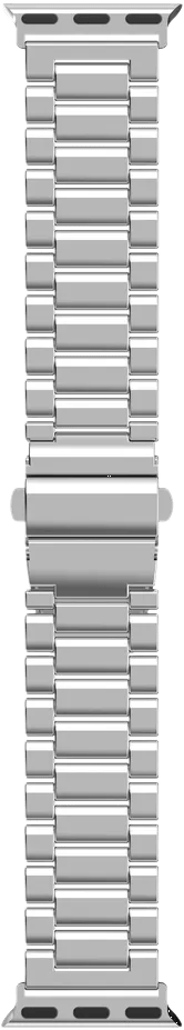 Just in Case Rvs Bandje Zilver voor Apple Watch 40/41/42 mm