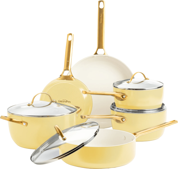 GreenPan Padova Reserve Pannenset 10-delig Sunshine Yellow