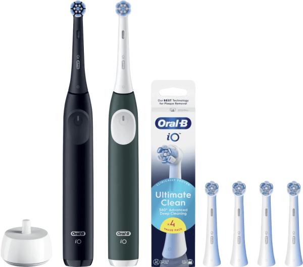 Oral-B iO 2 Duo Pack Zwart en Groen Value Pack