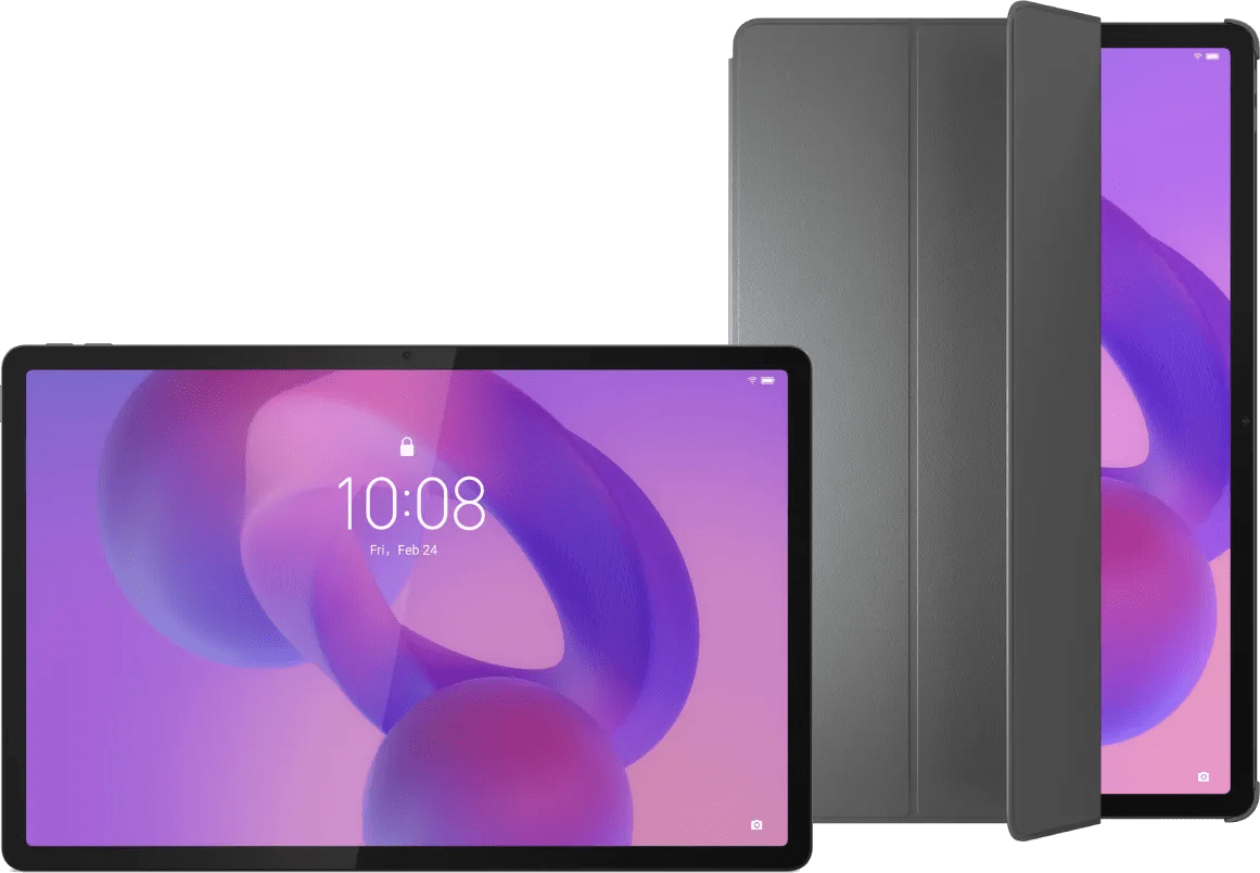 Lenovo idea tab pro 12,7 inch 256gb wifi grijs + book case grijs 1 Lenovo idea tab pro 12