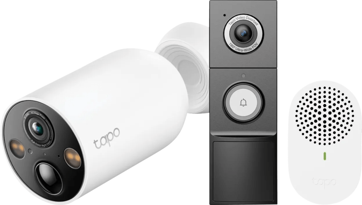 Tp-link tapo c460 + d235 smart battery & wired doorbell 1 Tp-link tapo c460 + d235 smart battery & wired doorbell