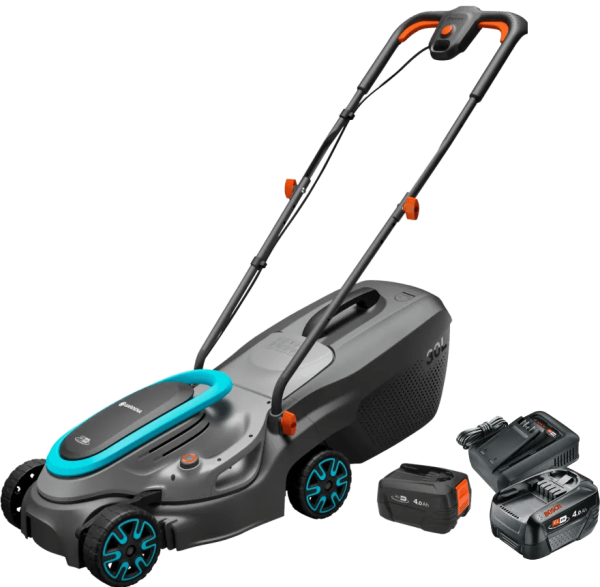 Gardena PowerMax 32/18V P4A Set + Bosch Starterset 18V 4