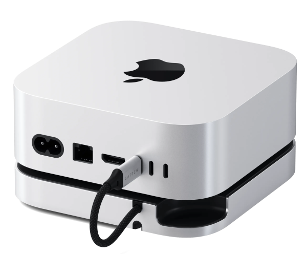 Satechi USB-C Mac Mini M4 Stand & Hub met SSD slot