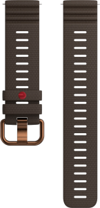 Polar siliconen bandje bruin 22mm 2 965764