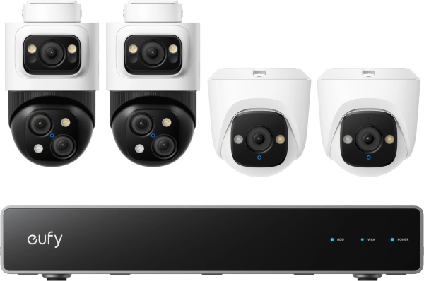 Eufy PoE Security System + NVR + S4 2-Pack + E41 2-Pack