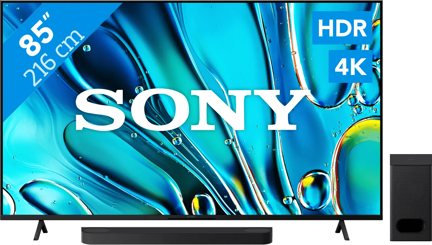 Sony bravia 3 85" 4k led (2025) + sony bravia theatre bar 6 zwart 1 Sony bravia 3 85" 4k led (2025) + sony bravia theatre bar 6 zwart
