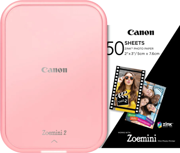 Canon Zoemini 2 Roze + 50 vellen fotopapier