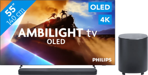 Philips ambilight 55'' oled760 4k (2025) + jbl bar 500 m2 zwart 2 965993