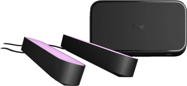 Philips Hue Play Lichtbalk Zwart 2-pack + HDMI Sync Box 8K