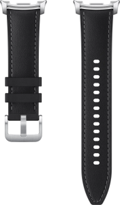 Samsung galaxy watch series 8 hybrid leren bandje zwart s/m/l 2 966290