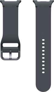 Samsung galaxy watch 8 series siliconen sport bandje donkergrijs m/l 2 966293