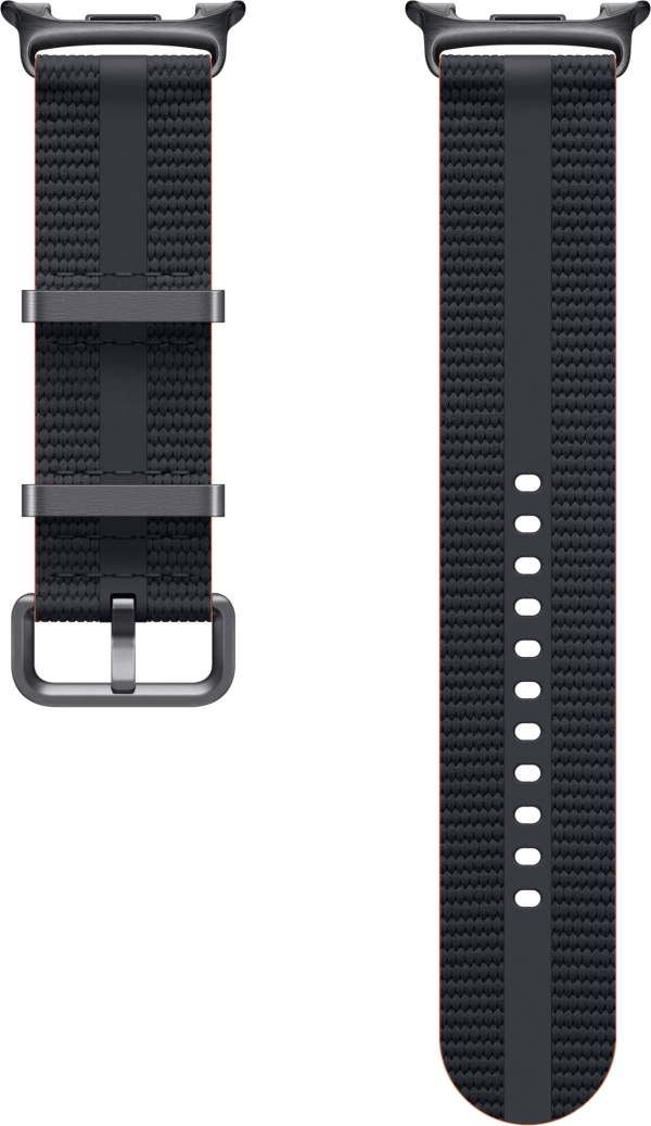 Samsung Galaxy Watch 8 Series Athleisure Bandje Donkergrijs M/L