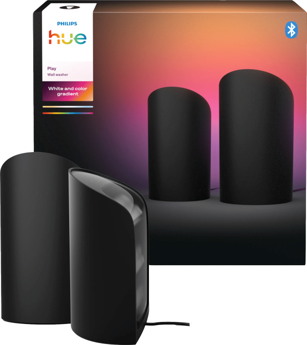 Philips Hue Play Wall Washer Zwart - 2-pack