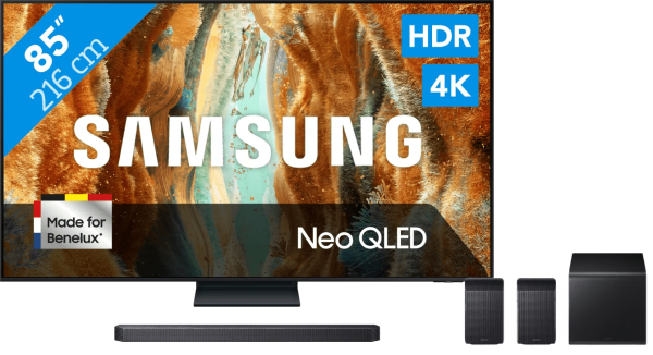 Samsung 85" Neo QLED QN73F 4K (2025) + Samsung HW-Q930F (2025)