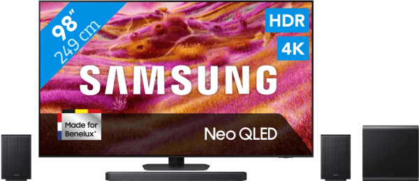 Samsung 98" Neo QLED QN90F 4K (2025) + Samsung HW-Q930F (2025)