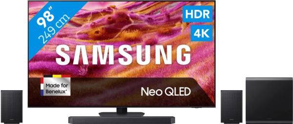 Samsung 98" Neo QLED QN90F 4K (2025) + Samsung HW-Q990F (2025)