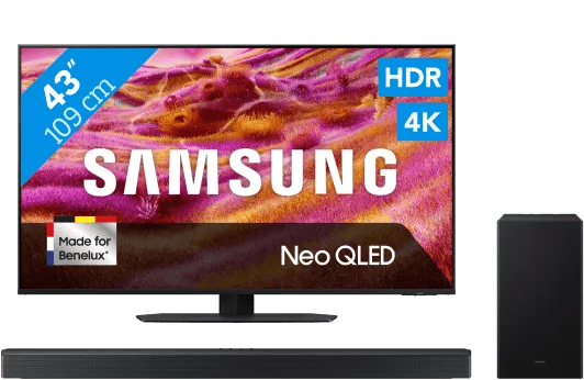 Samsung 43" Neo QLED QN90F 4K (2025) + Samsung HW-Q600F (2025)