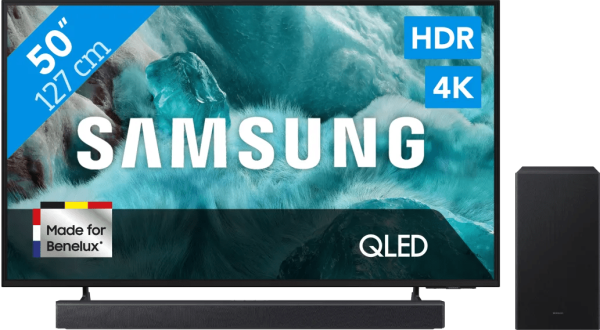 Samsung 50" QLED Q7F4 4K (2025) + Samsung HW-B450F (2025)