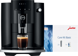 Jura e4 piano black (ea) + basis onderhoudspakket 2 967576
