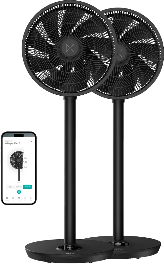 Duux Whisper Flex 2 Duo Pack Zwart