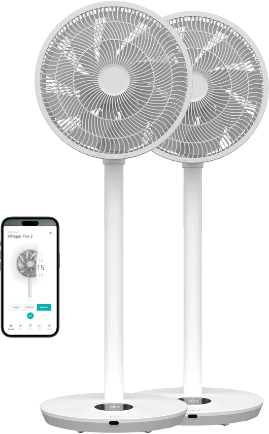 Duux Whisper Flex 2 Duo Pack Wit