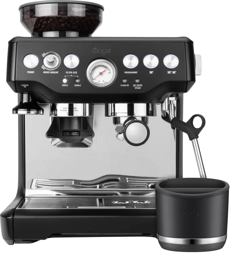 Sage barista express black truffle + uitklopbak 1 Sage barista express black truffle + uitklopbak