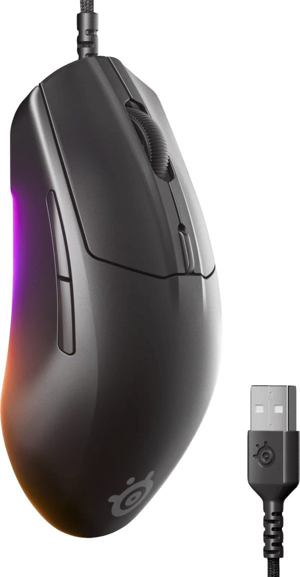 SteelSeries Rival 3 Gen 2 Gaming Muis Zwart