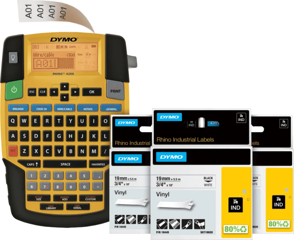 DYMO Rhino 4200 Labelprinter Qwerty + 3 extra labels