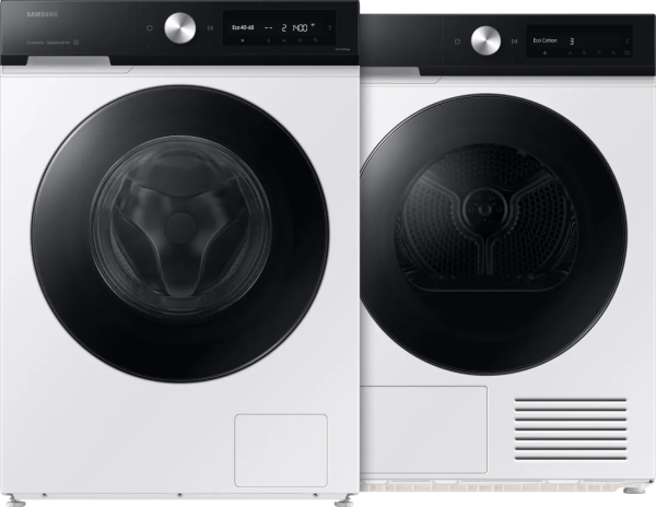 Samsung WW90DB7U94GE AI Wash + Samsung DV90DB7845GEU3 QuickDrive
