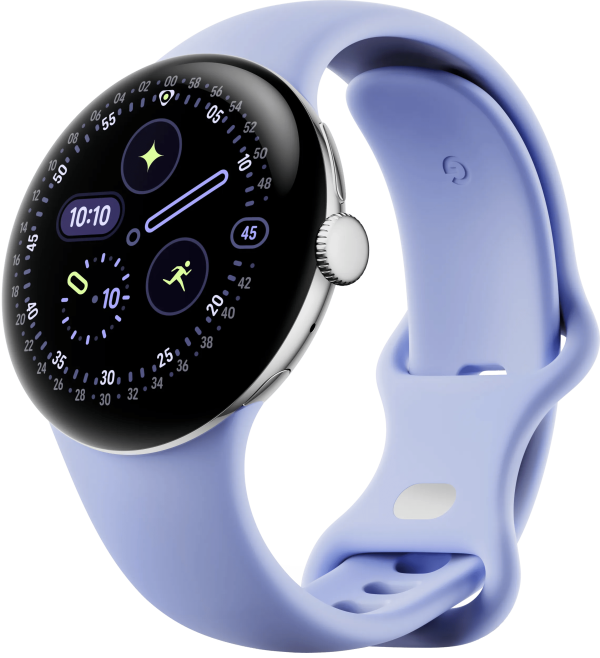 Google Pixel Watch 4 Zilver/Paars 41 mm