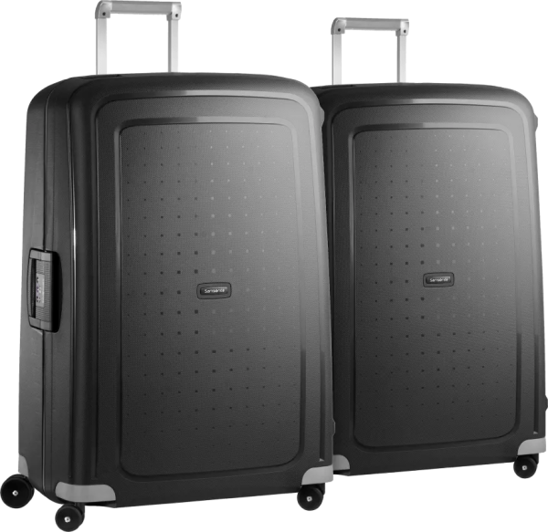 Samsonite S'Cure Spinner 81cm Duo Pack Black