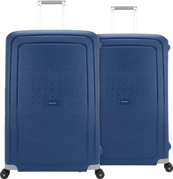 Samsonite S'Cure Spinner 81cm Duo Pack Dark Blue