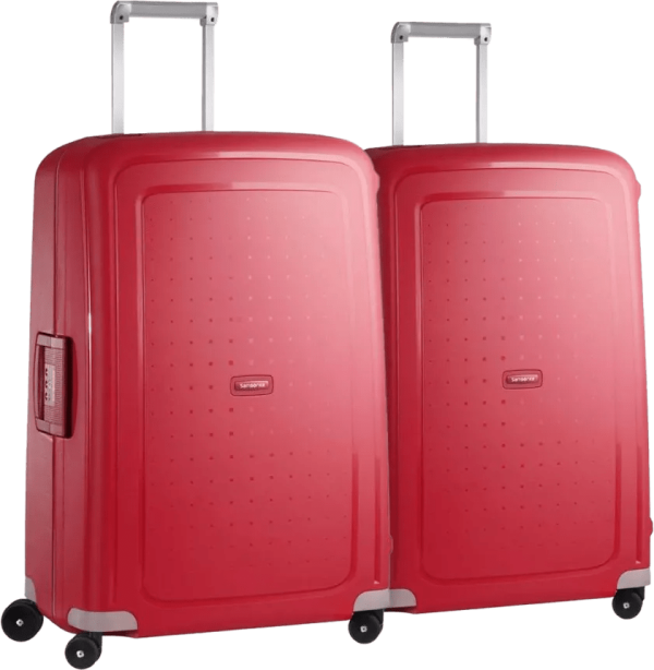 Samsonite S'Cure Spinner 69cm Duo Pack Crimson Red