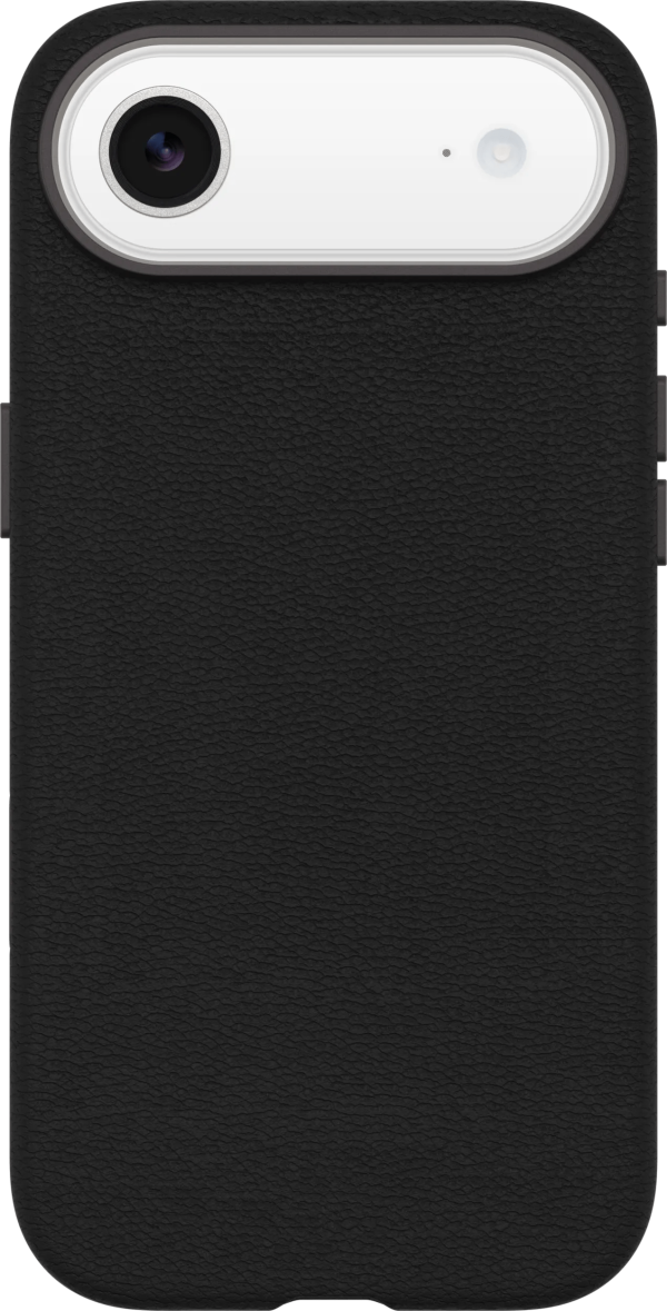 Otterbox Symmetry iPhone 17 Air Back Cover met MagSafe Magneet Leer Zwart