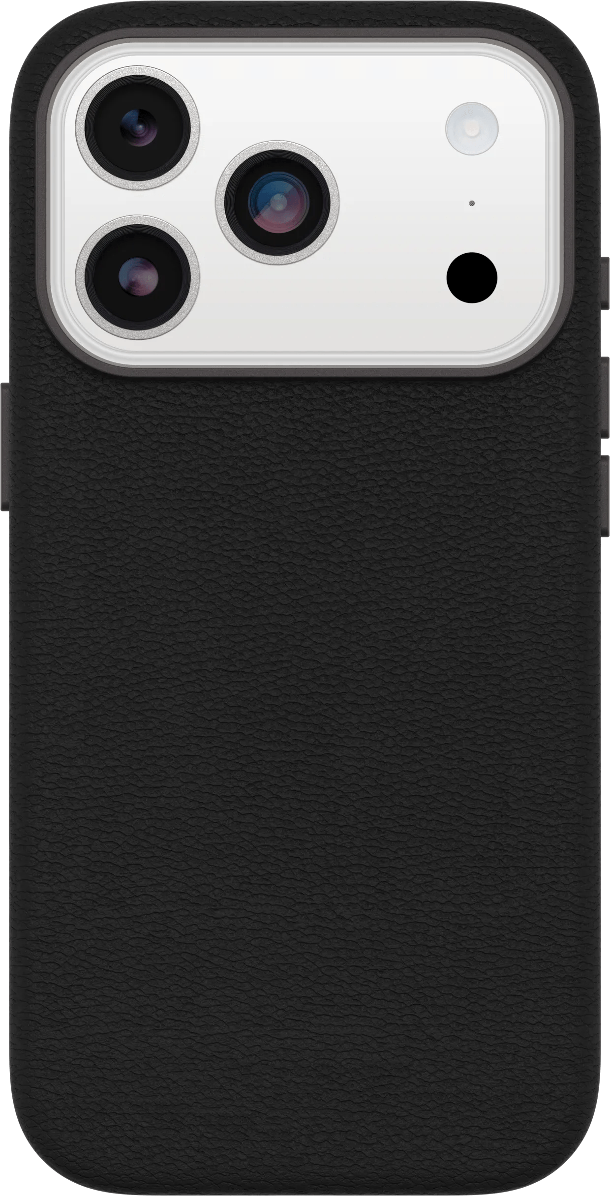 Otterbox symmetry iphone 17 pro back cover met magsafe magneet leer zwart 1 Otterbox symmetry iphone 17 pro back cover met magsafe magneet leer zwart