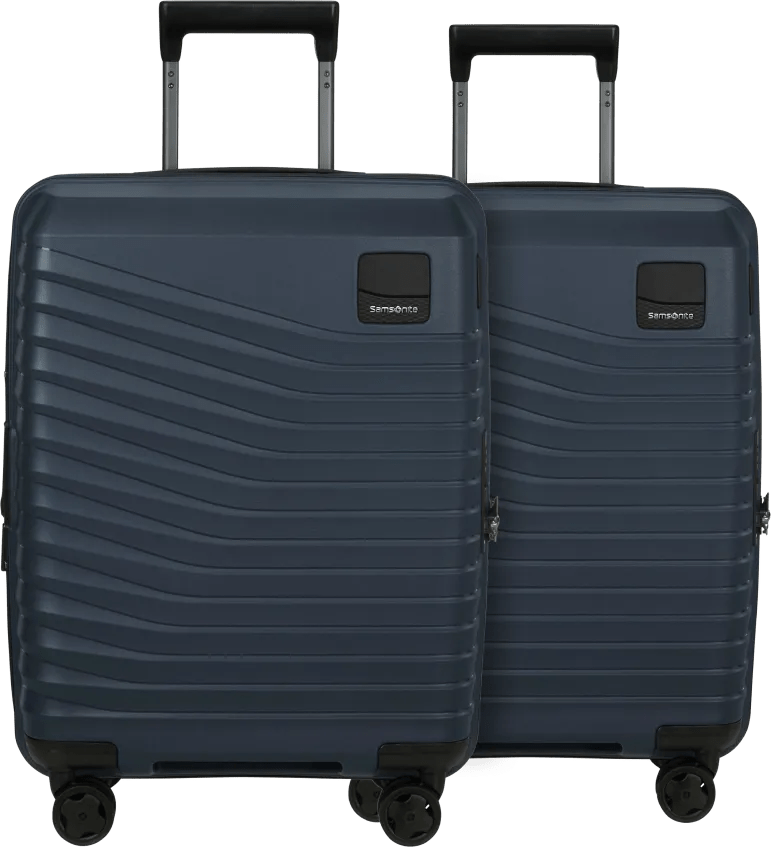 Samsonite intuo expandable spinner 55cm duo pack blue nights 1 Samsonite intuo expandable spinner 55cm duo pack blue nights