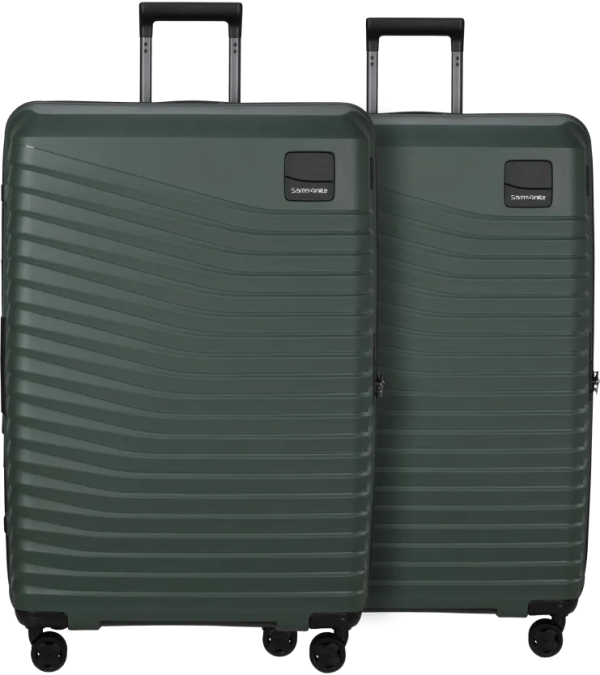 Samsonite Intuo Expandable Spinner 81cm Duo Pack Olive Green