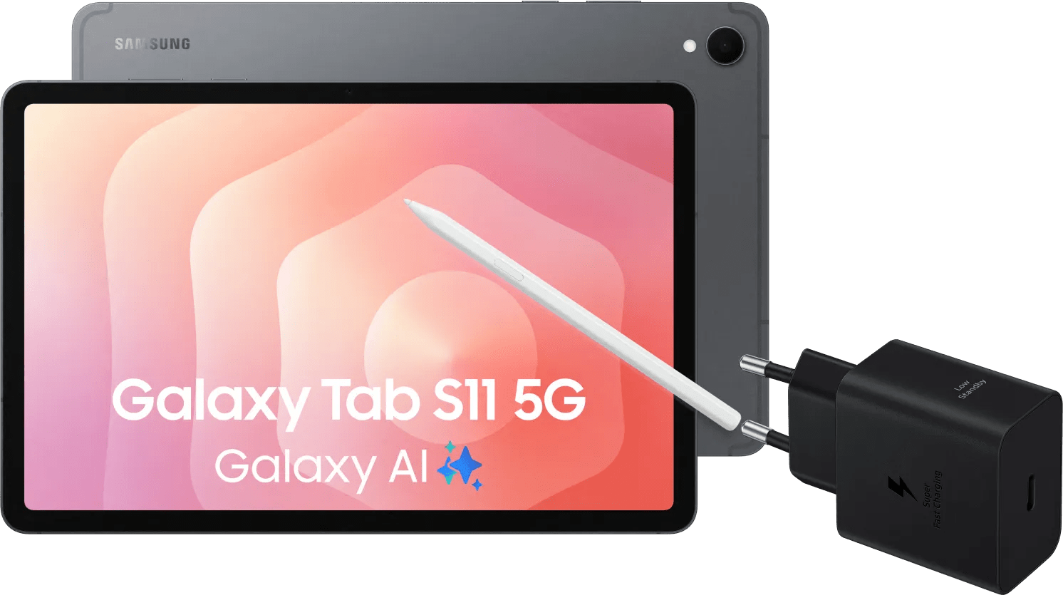 Samsung galaxy tab s11 11 inch 256gb wifi en 5g grijs + oplaadpakket 1 Samsung galaxy tab s11 11 inch 256gb wifi en 5g grijs + oplaadpakket