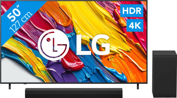 LG 50" QNED82 4K (2025) + LG DS40T